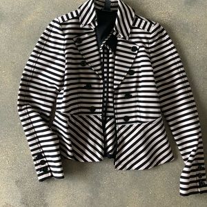 White and Black jacket, size 4